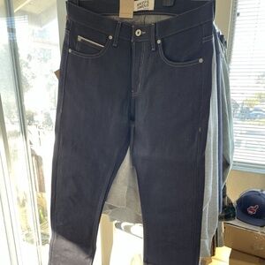 Naked And Famous Kaiju Monster Selvedge Size 33 Super Guy